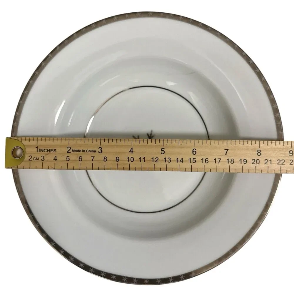 Target First Frost Arctic Solstice 9 Inch Rimmed Soup Bowl-Mint Condition 2010